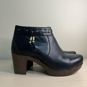 Black Dansko Heeled Boots